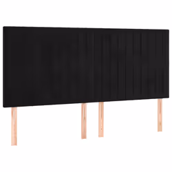 VidaXL 3116632, Noir, Polyester, Bois, 1800 mm, 118 cm, 128 cm, 50 mm