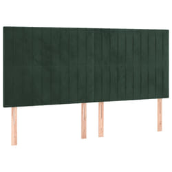VidaXL 3116633 tête de lit et pied de lit Vert foncé