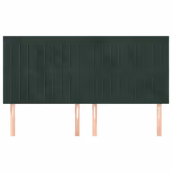 VidaXL 3116633 tête de lit et pied de lit Vert foncé