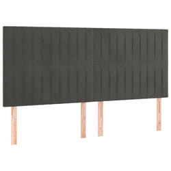 VidaXL 3116637 tête de lit et pied de lit Gris foncé