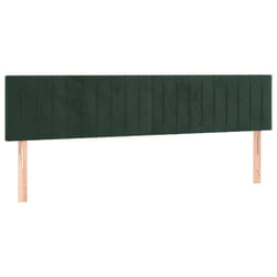 VidaXL 3116639 tête de lit et pied de lit Vert foncé