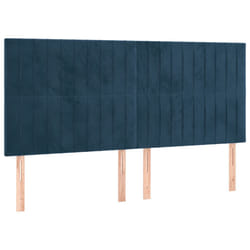 VidaXL 3116640 tête de lit et pied de lit Bleu foncé