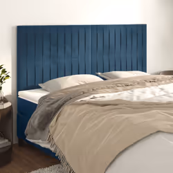 VidaXL 3116640 tête de lit et pied de lit Bleu foncé