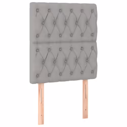VidaXL 3116642, Gris clair, Polyester, Bois, 800 mm, 118 cm, 128 cm, 70 mm