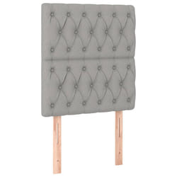 VidaXL 3116642 tête de lit et pied de lit Gris clair