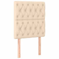 VidaXL 3116647, Crème, Polyester, Bois, 800 mm, 118 cm, 128 cm, 70 mm
