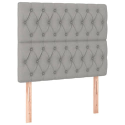 VidaXL 3116650 tête de lit et pied de lit Gris clair