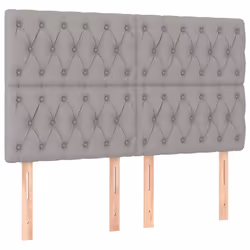 VidaXL 3116666, Gris clair, Polyester, Bois, 1440 mm, 118 cm, 128 cm, 70 mm