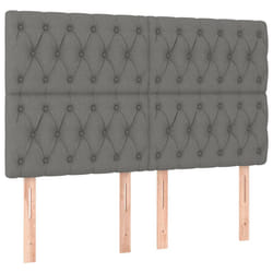 VidaXL 3116667 tête de lit et pied de lit Gris foncé