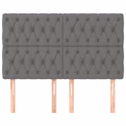 VidaXL 3116675 tête de lit et pied de lit Gris foncé