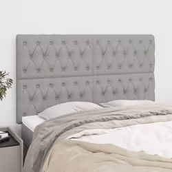 VidaXL 3116682 tête de lit et pied de lit Gris clair