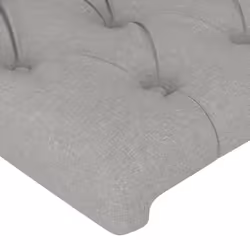 VidaXL 3116682 tête de lit et pied de lit Gris clair - Vue supplémentaire 4