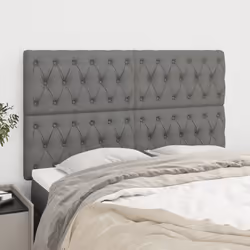 VidaXL 3116683 tête de lit et pied de lit Gris foncé