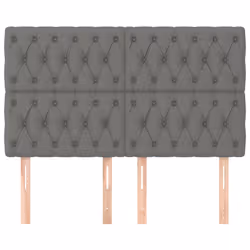 VidaXL 3116683 tête de lit et pied de lit Gris foncé