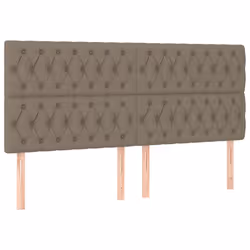 VidaXL 3116686, Taupe, Polyester, Bois, 1800 mm, 118 cm, 128 cm, 70 mm
