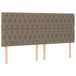 VidaXL 3116686 tête de lit et pied de lit Taupe