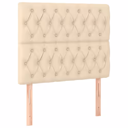 VidaXL 3116687, Crème, Polyester, Bois, 1800 mm, 118 cm, 128 cm, 70 mm