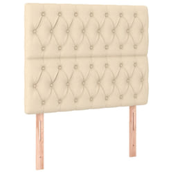 VidaXL 3116687 tête de lit et pied de lit Crème