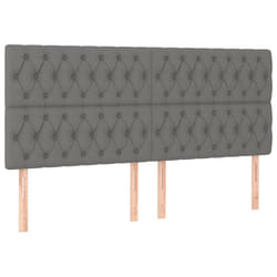 VidaXL 3116691 tête de lit et pied de lit Gris foncé