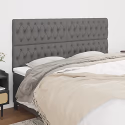 VidaXL 3116691 tête de lit et pied de lit Gris foncé