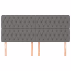VidaXL 3116691 tête de lit et pied de lit Gris foncé