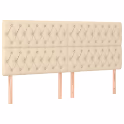 VidaXL 3116695, Crème, Polyester, Bois, 2000 mm, 118 cm, 128 cm, 70 mm