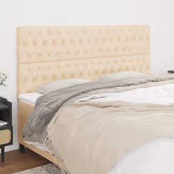 VidaXL 3116695 tête de lit et pied de lit Crème