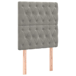 VidaXL 3116698 tête de lit et pied de lit Gris clair