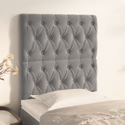 VidaXL 3116698 tête de lit et pied de lit Gris clair
