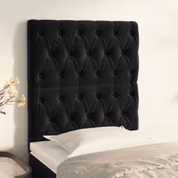 VidaXL 3116700 tête de lit et pied de lit Noir