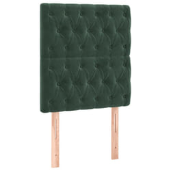 VidaXL 3116701 tête de lit et pied de lit Vert foncé