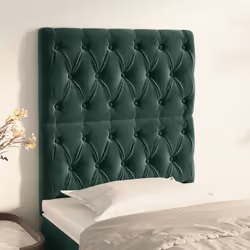 VidaXL 3116701 tête de lit et pied de lit Vert foncé
