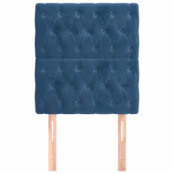 VidaXL 3116702 tête de lit et pied de lit Bleu foncé