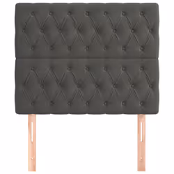 VidaXL 3116705 tête de lit et pied de lit Gris foncé