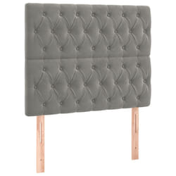 VidaXL 3116710 tête de lit et pied de lit Gris clair