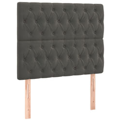 VidaXL 3116711 tête de lit et pied de lit Gris foncé
