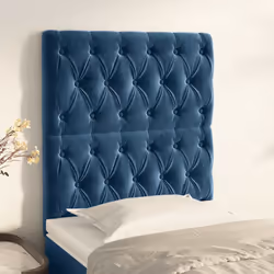 VidaXL 3116714 tête de lit et pied de lit Bleu foncé