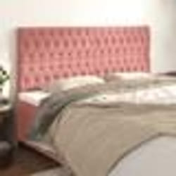 vidaXL Têtes de lit 4 pcs Rose 90x7x78/88 cm Velours