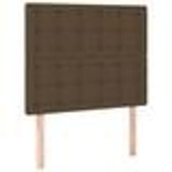vidaXL Têtes de lit 2 pcs Marron Foncé 80x5x78/88 cm Tissu