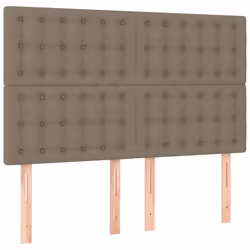 VidaXL 3116744, Taupe, Polyester, Bois, 800 mm, 118 cm, 128 cm, 50 mm