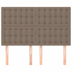 VidaXL 3116744 tête de lit et pied de lit Taupe