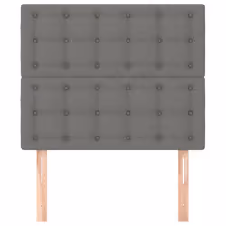 VidaXL 3116749 tête de lit et pied de lit Gris foncé