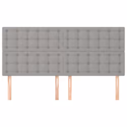 VidaXL 3116772 tête de lit et pied de lit Gris clair