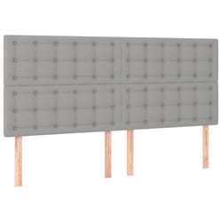 VidaXL 3116788 tête de lit et pied de lit Gris clair