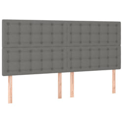VidaXL 3116789 tête de lit et pied de lit Gris foncé