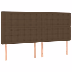VidaXL 3116791, Marron foncé, Polyester, Bois, 2000 mm, 118 cm, 128 cm, 50 mm