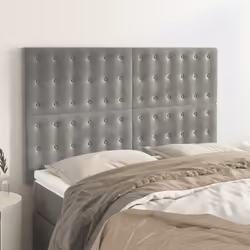 VidaXL 3116796 tête de lit et pied de lit Gris clair