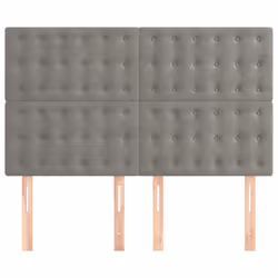 VidaXL 3116796 tête de lit et pied de lit Gris clair