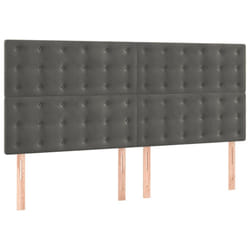 VidaXL 3116797 tête de lit et pied de lit Gris foncé