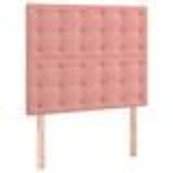 vidaXL Têtes de lit 2 pcs Rose 80x5x78/88 cm Velours